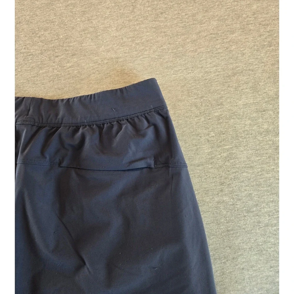 Public Rec Stadium Jogger Mens 34/30 Navy Blue Nylon Spandex Stretch Athletic